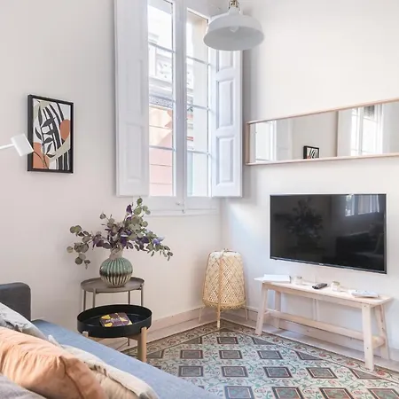 Light, Cozy Terrace And Local Life In Gracia Barcelona